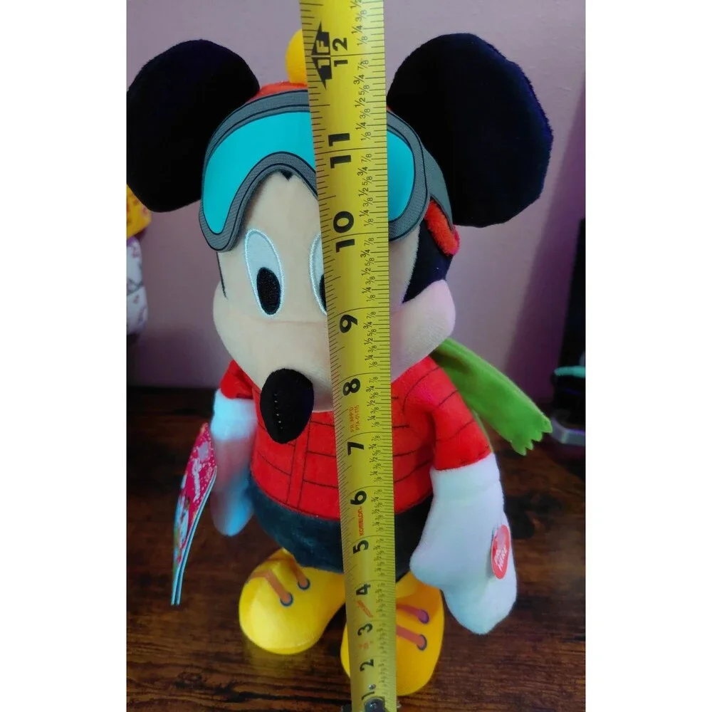 Disney Holiday Christmas Singing Mickey Mouse Plush DECK THE HALLS Ski 12